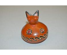 African Gift Shop Dekofigur Katze aus Speckstein, rund, geschnitzt Dsc_1_0806