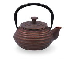 Quid Serenia Teekanne, Gusseisen, mit Edelstahlsieb, 30 cl, geeignet für alle Herdarten