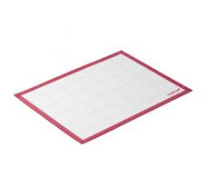 Mastrad F45810 F45810 Backmatte, Silikon, Glasfaser, 30 x 40 cm, ohne BPA, Rot