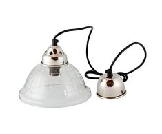 Better & Best Deckenleuchte, 1-Licht, rund, transparent, 19,5 x 19,5 x 15 cm