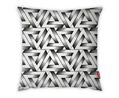 Bonamaison Dekorativ Kissenhülle, Kissenbezug, Zierkissenbezug, Wohnkultur, Für Sofa, Kaffeestube, Größe: 45X45 cm - Entworfen und hergestellt in der Türkei