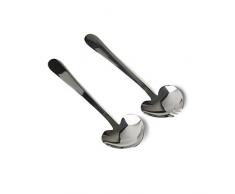 Grunwerg Windsor Carded 2HRTFDSWSR/C Löffel & Gabel Set, Edelstahl, Silber, 16 x 5 x 1.5 cm