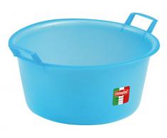 Stefanplast Polyethylen rund Waschbecken, 10Â Liter, farblich sortiert