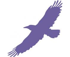 INDIGOS 4051095004578 Wandtattoo w067 Adler / Vogel 120 x 114 cm, violett