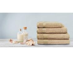 MB HOME MB Handtuch set 1+1, 40x60cm+60x100cm, beige 203,