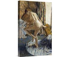 Global Galerie Budget gcs-264813–55,9–360,7 cm Edgar Degas nach der Badewanne Galerie Wrap Giclée-Kunstdruck auf Leinwand Art Wand