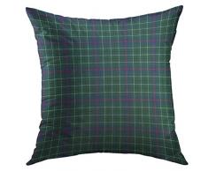 Mugod Dekorativer Überwurf-Kissenbezug Mittelalter Gothic Damast Old Barock Vintage Viktorianischer Kissenbezug für Home Couch Decor 18x18 inch Muster 04