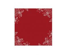 Heritage Lace po-3434r Weihnachtsstern Mitteldecke, rot, 86,4 x 86,4 cm