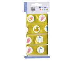 Cuisine Satinband für Kuchen Und Gebäck, Motiv für Baby Shower, Gelb