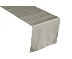 LA, Leinen, Polyester, Popelin, Tischläufer, Polyester, Grey Light, 35.56 x 274.3 x 0.04 cm