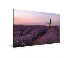 Premium Textil-Leinwand 90 x 60 cm Quer-Format Provence, Lavendelzeit in Südfrankreich | Wandbild, HD-Bild auf Keilrahmen, Fertigbild auf hochwertigem Vlies, Leinwanddruck von Joana Kruse