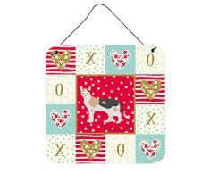 Carolines Treasures Malayan #1 Katzenliebe Türaufhänger, Wanddekoration, Mehrfarbig