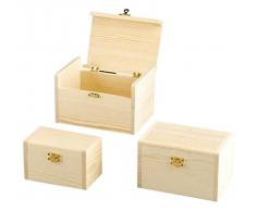 efco Holztruhen, Holz, Braun, 17x12x10.7 cm