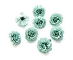 Seidenblumen in Großhandel Kunstblumen Köpfe Seide Rosen Künstliche Blumen Köpfe für Hochzeit Home Möbel DIY Kranz Basteln billig Kunstblumen 4,5 cm 30 Stück Tiffany