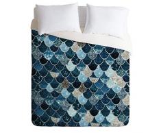 Society6 Monika Strigel Gingham-Sunny Yello King Steppdecke und 2 Kissenbezüge, Gelb Twin Mehrfarbig