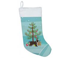 Carolines Treasures Weihnachtsstrümpfe, Motiv: Französische Bulldogge, bunt