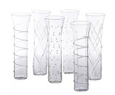 Abigails 710448 Razzle Dazzle Champagnerglas, 5,7 x 17,8 cm