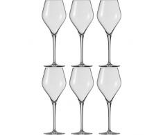 Schott Zwiesel Finesse 6-teiliges Chardonnay Weißweinglas Set Wijnglas, Kristalglas met Tritan beschermlaag, Transparente, 8.5 cm, 6