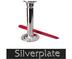 Kerzenleuchter Hamburg H 16 cm De Luxe Silber Plated versilbert in Top Verarbeitung