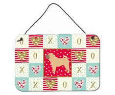 Carolines Treasures Shar Pei Love Türaufhänger, Wanddekoration, Mehrfarbig