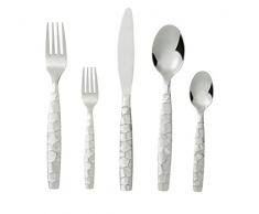 Bon Flatware Bon Mosaik 20 Edelstahl Besteck Besteck Besteck Set, Messer/Gabel/Löffel, Spiegel Poliert, spülmaschinenfest, Service für 4