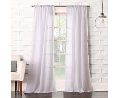 Nr.918 Tayla Crushed Texture Semi-Sheer Schlaufenschal Casual 50 x 84 weiß