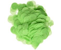 Wrapables 2,5 cm rund Gewebe Konfetti Party Dekorationen für Hochzeiten, Geburtstagsfeiern, und Duschen grün