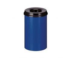 V-Part Selbstlöschender Papierkorb aus Metall, 20 L