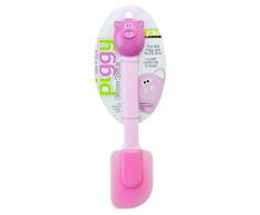 MSC International Joie Oink Oink Piggy Teigschaber, Schweinchendesign, 23 cm, Pink