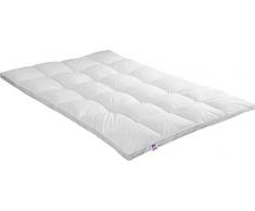 Irisette Daunendecke Edda extra warme Winterdecke, aus 100% Baumwolle 90% Daunen, 10% Federn mit Aufbewahrungstasche, 200 x 200 cm, weiÃ