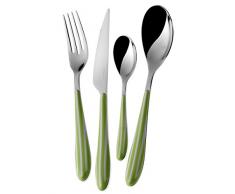 Bugatti Desingner Besteck Zebra Farbe gr?n, Material: Edelsahl 18/10, Sp?hlmaschine geeignet