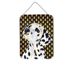Caroline s Treasures ss4286ds1216 Dalmatiner Candy Corn Halloween Hochformat Wand oder Tür Aufhängen Prints, 40,6 x 30,5 cm Multicolor