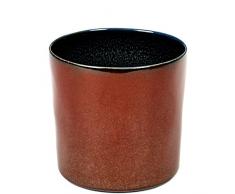 SERAX B5116109 Terres de Rêves Kaffeeservice, Töpferei, Rost, dunkelblau