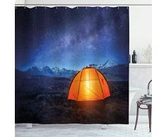 ambesonne Polyester-Decor Kollektion-Badezimmer Dusche Vorhang, Textil, Multi 9, 69W x 70L