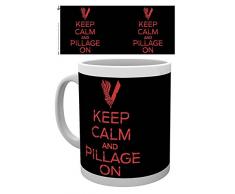 empireposter Vikings - Keep Calm - Wikinger TV Serie Keramik Tasse - Größe Ø8,5 H9,5cm