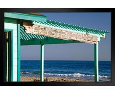 Fotoposter Gießerei Crystal Cove State Park Historic Cottage Pacific Foto Art Pri 20x14 inches Framed Poster