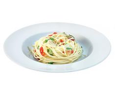 LSA International Dine Pasta Teller 30 cm mit Rand, Weiß