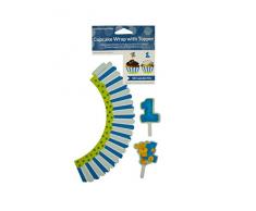 StealStreet Boy s 1st Bday Wrapper und Topper