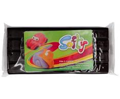 efco Modelliermasse, Knetmasse, Schwarz, 18x8x3 cm