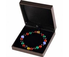 lachineuse Armband aus Achat Mehrfarbig – Erfolg und Glück – mit Schatulle