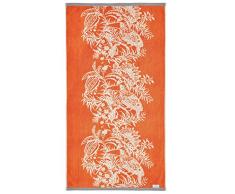 Harlequin Gästetuch, Baumwolle Frottee, Papaya und Schiefer, 40 x 60