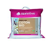Blanrêve Kopfkissen Bio-Baumwolle, Polyester, Weiß 60 x 60 cm