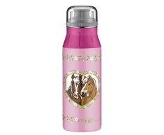 alfi elementBottle Trinkflasche, Edelstahl, Pferde Rosa, 0,6 Liter