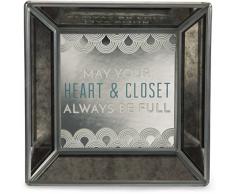 Pavilion Gift Company 68528 Pretty Nicht sinnvoll – May Your Herz & Closet Immer verspiegelt Full Quadratisch, Schreibtisch Decor Plaque