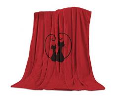 Herbed Fleecedecke und Mikrofaser-weiche Bettüberwurf, für Sofa, Couch dekorativ für alle Jahreszeiten, warme Wohnzimmer/Schlafzimmer, leichte Decken 39×49inch Happy Valentines3127lhrd3375