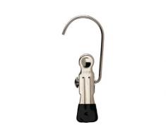 Mawa Kleiderbügel 11 cm, Clip, 100 Stück, Schwarz