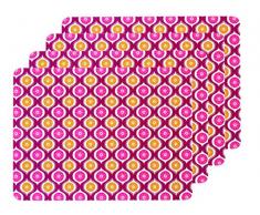 Kitchen Craft Geometric Platzsets Kork, laminiert