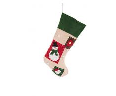 Comarco Sa 14897 Weihnachtsstrumpf und Weihnachtsstrumpf, Jute Filz, Mehrfarbig, 20 x 1 x 40 cm