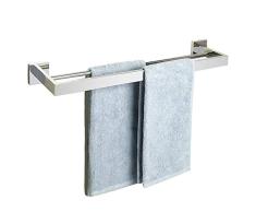 Alise Badezimmer Zubehör, Sus 304 Edelstahl Double Towel Bar poliertes Chrom