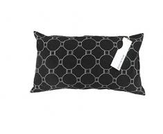 Duck River Textiles Dekokissen, Einlagen und Bezüge, Weiß-Schwarz, 12 x 20 cm